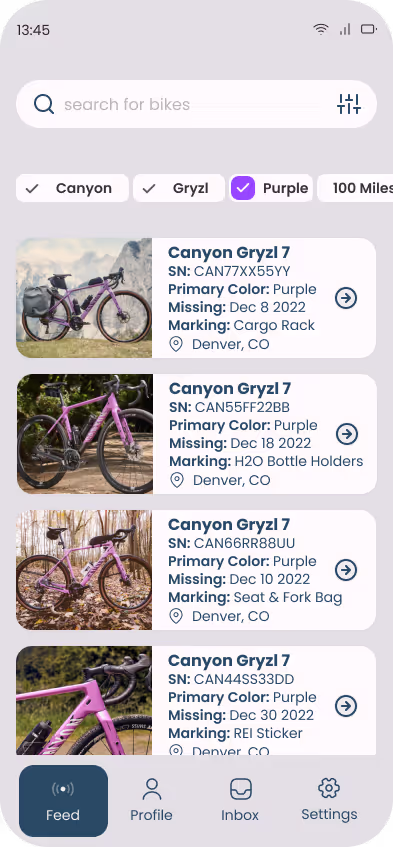 Sprocket app high-fidelity screen 2 of 9