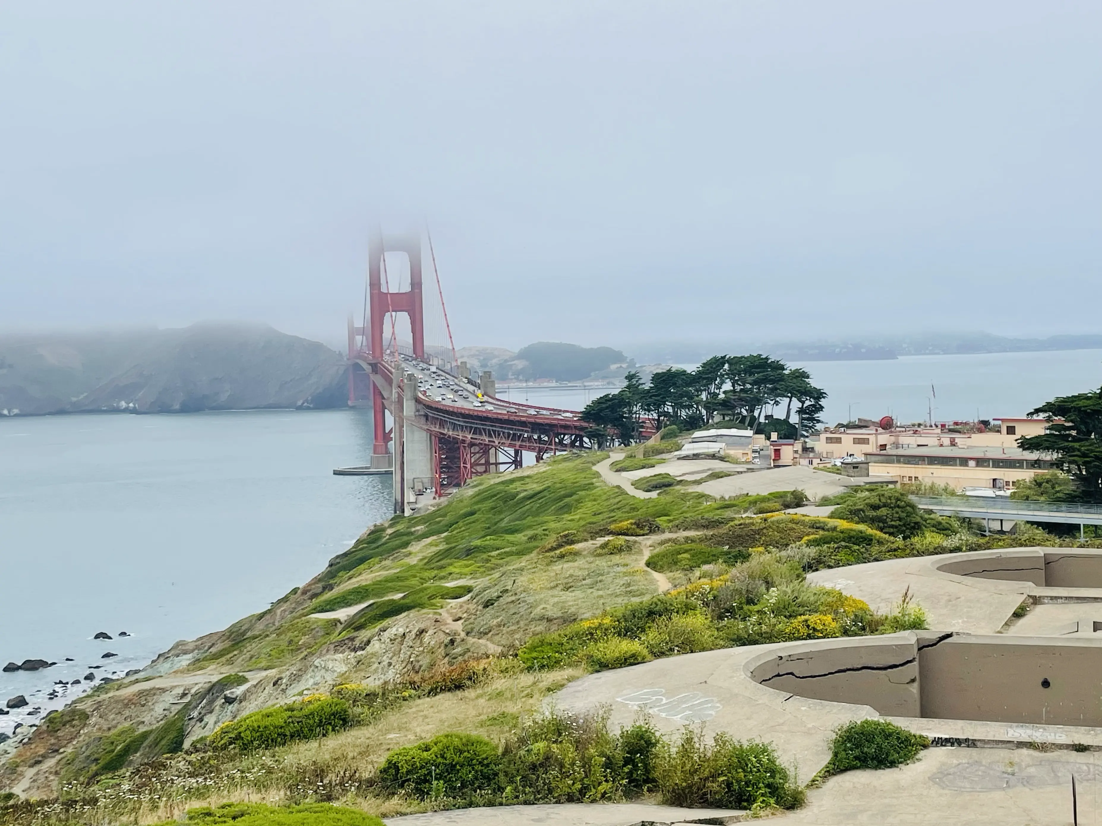 Golden Gate Bridge from the Marin Headlands trail